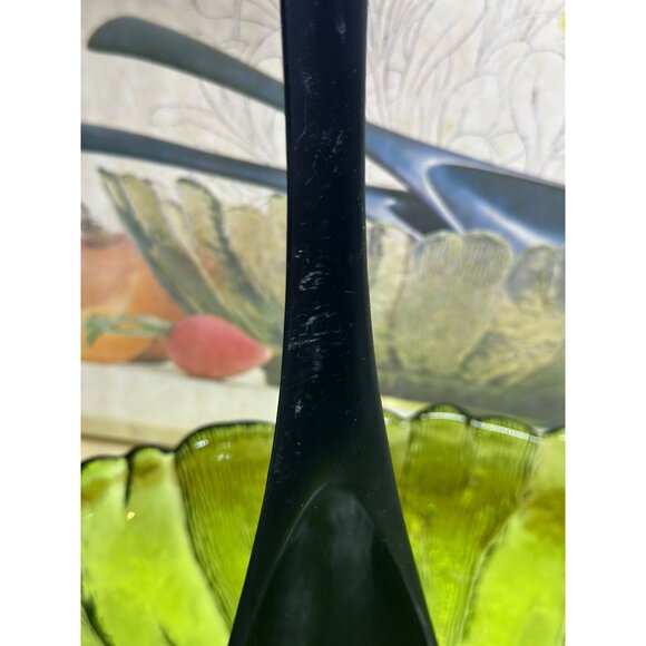 VTG Anchor Hocking Country Estate Salad Bowl Set | 3 Pc Avocado Green 10"x3" - Picture 8 of 10